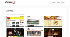Desktop Screenshot of canalz.com.br